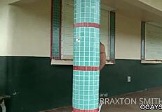 Guys having lusty gay sex in the locker room after workout