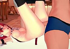 Etna gets intensely fucked and cum-covered in her sporty outfit