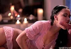 Intense Fireside Blowjob