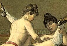 vintage illustration of antique anime cartoon