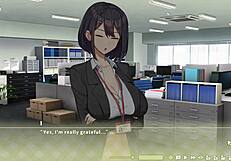 summer clover fired for giant cock in harem game