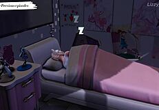 Horny stepsister get fucked by stepbrother and a stranger - sims 4 - 3d animation.