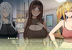 summer clover fired for giant cock in harem game