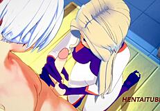 Takeyama Yuu Delivers Intense Handjob and Blowjob in Boku No Hero Hentai