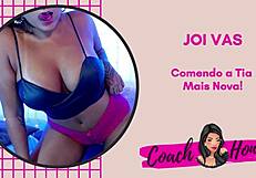 Come on, jerk off while I eat this hot aunt in the hidden family bathroom