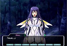 Shion: The cruel magical angel, final scene of the Japanese hentai game