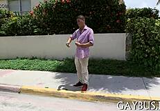 Gay huge jock engages in porn action