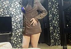 milfycalla- cum explosion on my fur jacket!