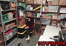 Amateur Thief Gets Facialized Hard!