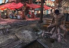 fallout 4 public scene in diamond city