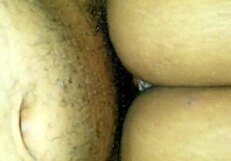 Black pussy close up at night