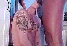 He Sucks the Big Black Cock Until the Milk Comes Out