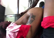 teen latina fucks hard and gets creamy on big cock