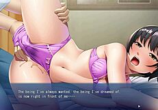 Plain girl bound for fingering and masturbation