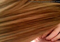 Girlfriend performs intense homemade deepthroat on friend's cock with nasty slut milf watching