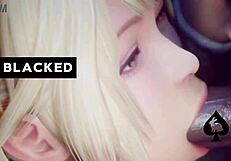 Interracial Anime Hentai with Big Black Cock Jerk Off Instructions