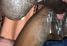 teen latina fucks hard and gets creamy on big cock