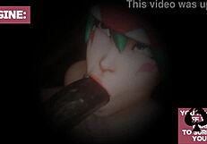 Interracial Anime Hentai with Big Black Cock Jerk Off Instructions