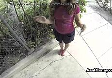 Broke Teen 18+ Transitions From Payphone To Sucking Cock Outdoors