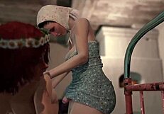 3D dickgirl action in a hentai video
