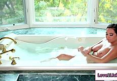 kendra licks karlee's hairy pussy passionately