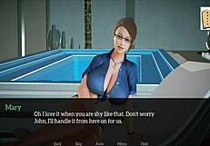 عائلتي الجديدة 13 مع مراهقة 18+ بنية ناضجة طيز كبير لعبة وقذف منزلي