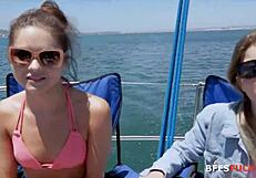 babes fuck sugar daddy outdoors