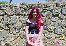 Redhead Teen 18+ Crow Sniff Tries Outdoors Fuckdates In Bent Over Doggystyle