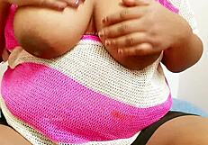 Big Tits Babe Teases Viewers