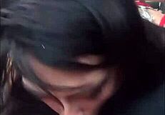 Roadside Deepthroat Blowjob Tease