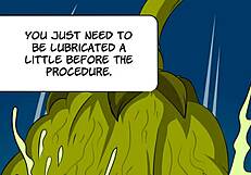 alien monsters tie up space women for wild fucking in this horny webcomic.