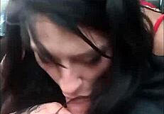 Roadside Deepthroat Blowjob Tease