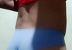 Trying on My Underwear in a Provocative Way