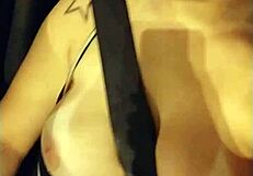 i'm showing off my big peruvian tits in the busy traffic of são paulo. feeling so exposed and horny with my brunette brazilian curves