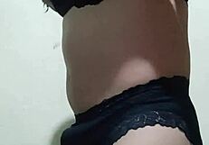 Trying on My Underwear in a Provocative Way