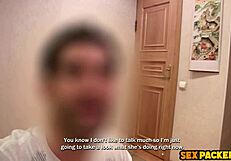 Gorgeous Blonde Babe SUCKING Hotel Concierge After Party