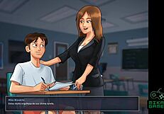 summertime saga ep 71 french teacher wants to give in bathroom