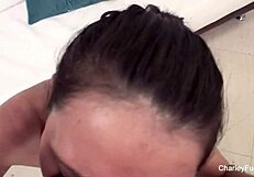 i'm charley chase, getting hard fucked in pov, my big tits bouncing, ass shaking, pussy wet, cum on face