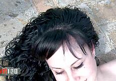 Hot Spanish Slut Gets Outdoor Fuck