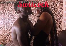 I got fucked hard by sweet black monster cock in wild session