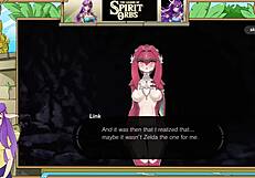 Follando intenso y cunnilingus con la rubia pelirroja Mipha de Legend of Zelda