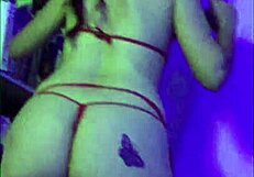 Hot red Latina show off her skills in anal sex
