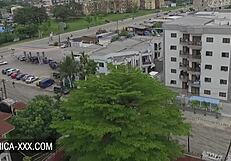 Amateur ebony beauty's first date turns sensual and intimate