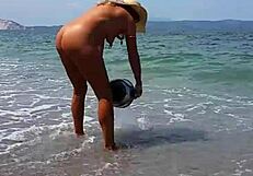 Nippleringlover Hot Nude Beach Multiple Pussy Piercings Extreme Stretched Nipple Piercings