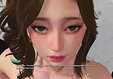 3D animated college life: Bully turned lover in a hot bath scene