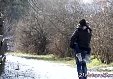 Beautiful European Girlfriend Rides Lover's Cock in Glamorous Amateur Scene