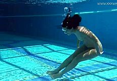 jessica caught the producer's eye with her sexy underwater vibe