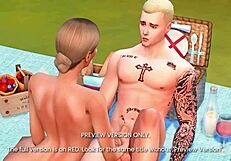 Sunbathing Turns Naughty In This 3D Hentai Preview With Celebrity Lookalike