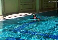 jessica caught the producer's eye with her sexy underwater vibe