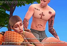3D animated anime outdoor sex adventure